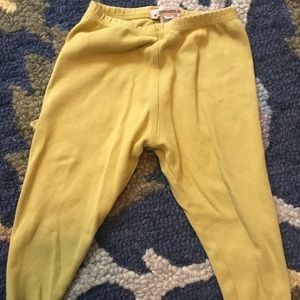 **SOLD** Bonpoint 12M mustard crop leggings